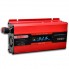 Преобразователь UKC авто инвертор 12V-220V 1000W LCD KC-1000D + USB Red