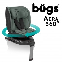 Автокрісло поворотне Bugs™ Aera 360° від народження до 12 років (0-36 кг) Forest Pine (4823056520010)