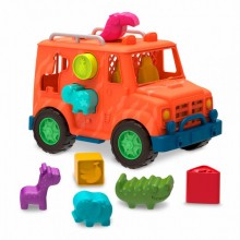Игровой набор Battat сортер - Грузовик Сафари (VE1029Z) Оранжевый Игровой набор Battat сортер - Грузовик Сафари (VE1029Z) Оранжевый