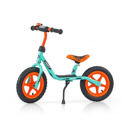 Беговел Milly Mally Dusty 12' надувные колеса (D1671) Mint/Orange