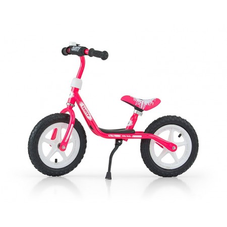 Беговел Milly Mally Dusty 12' надувные колеса (D1671) Pink/White