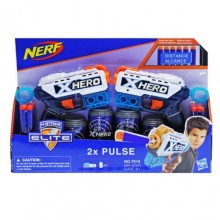 Набор скорострельных бластеров Nerf X-Hero Pulse Набор скорострельных бластеров Nerf X-Hero Pulse