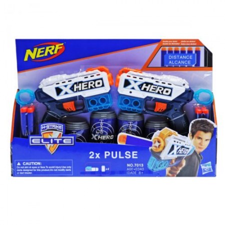 Набор скорострельных бластеров  Nerf X-Hero Pulse 