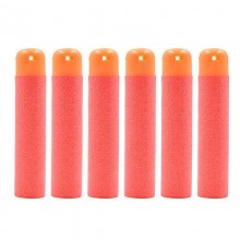 Патроны MEGA для Бластера Nerf 6шт (1169) Красный Патроны MEGA для Бластера Nerf 6шт (1169) Красный