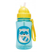 Поильник Skip Hop Zoo Енот с трубочкой и ремешком 350 мл (252334) Поильник Skip Hop Zoo Енот с трубочкой и ремешком 350 мл (252334)