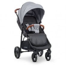 Коляска прогулочная El Camino X4 ME 1024 Gray lines (35192) Черный с серым