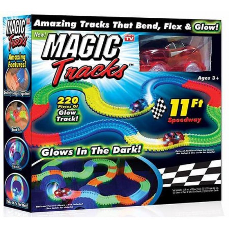 Детский гоночный Меджик Трек MAGIC TRACK на  220 деталей