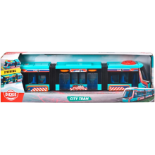 Городской трамвай Dickie Toys Сіменс Авеніо  41,5 см с раздвижными дверями и крышей (3747016) Бирюзовый