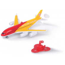 Самолет с держателем Dickie Toys функция езды и полета 3342014 Желто-красный Самолет с держателем Dickie Toys функция езды и полета 3342014 Желто-красный