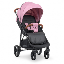Коляска прогулочная El Camino X4 ME 1024 Pink lines (25399) Черный с розовым