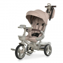 Велосипед трехколесный El Camino VECTOR ME 1162-1 Taupe Beige с родительской ручкой Бежевый
