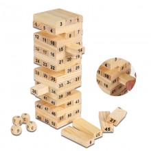 Настольная игра  Падающая башня  WiSS TOY ДЖЕНГА для детей и взрослых