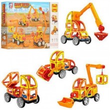 Конструктор магнитный Magnetic Sheet LT6001 Стройтехника  87 деталей
