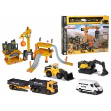 Игровой набор Majorette Креатикс Строительство с техникой Вольво с 5 машинками (2050032)