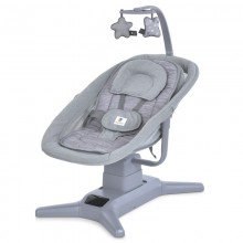 Укачивающий центр шезлонг Mastela с таймером Dark grey 8303 (35762) Серый
