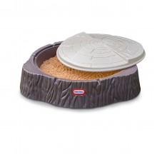 Песочница детская  Little Tikes Лесной Пенек с крышкой 97 х 105 х 30 см (644658)