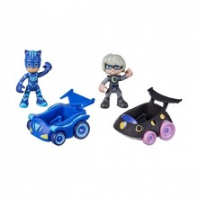 Игровой набор PJ MASKS Герои в масках - Кэтбой против Лунной Девочки (2 фигурки 2 машинки) от 3-х лет (F2840) Игровой набор PJ MASKS Герои в масках - Кэтбой против Лунной Девочки (2 фигурки 2 машинки) от 3-х лет (F2840)