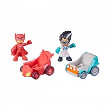 Игровой набор PJ MASKS Герои в масках - Алетт против Ромео (2 фигурки 2 машинки) от 3-х лет (F2842) Игровой набор PJ MASKS Герои в масках - Алетт против Ромео (2 фигурки 2 машинки) от 3-х лет (F2842)