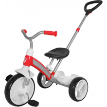 Велосипед трехколесный складной Qplay Elite Plus Red (T180) с родительской ручкой Красный