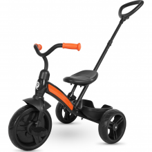 Велосипед трехколесный складной Qplay Elite Plus (T180-5Black) с родительской ручкой Черный