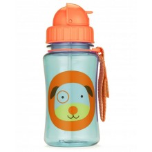 Поильник Skip Hop Zoo Собачка с трубочкой и ремешком 350 мл Оранжевый (252301) Поильник Skip Hop Zoo Собачка с трубочкой и ремешком 350 мл Оранжевый (252301)