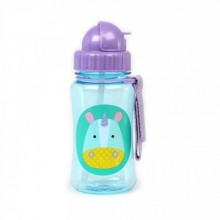 Поильник Skip Hop Zoo Единорожек с трубочкой и ремешком 350 мл (252328) Фиолетовый Поильник Skip Hop Zoo Единорожек с трубочкой и ремешком 350 мл (252328) Фиолетовый