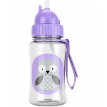 Поильник Skip Hop Zoo Сова с трубочкой и ремешком 350 мл Фиолетовый (91414110) Поильник Skip Hop Zoo Сова с трубочкой и ремешком 350 мл Фиолетовый (91414110)