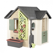 Игровой домик с аксессуарами Smoby Life Садовый с кашпо и кормушкой (7600810408)