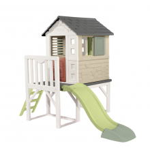 Игровой Домик на сваях Smoby Life Летний отдых с горкой 243х160х197 см  (7600810802) 