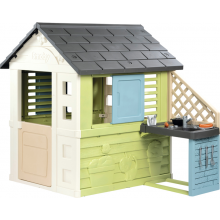 Игровой домик Smoby Life Радужный с летней кухней и аксессуарами (7600810738) 
