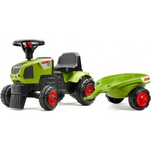 Детский трактор каталка с прицепом Falk 1012B BABY CLAAS AXOS (310) Зеленый с 1 года