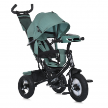 Велосипед трехколесный Turbo Trike MT 1006-3 с родительской ручкой Мятный