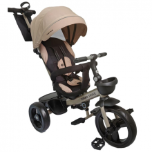 Велосипед трехколесный Turbo Trike MT 1001-1 Almond Beige с родительской ручкой и поворотным сидением Бежевый