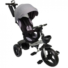 Велосипед трехколесный Turbo Trike MT 1001-1 Smart Grey с родительской ручкой и поворотным сидением Серый