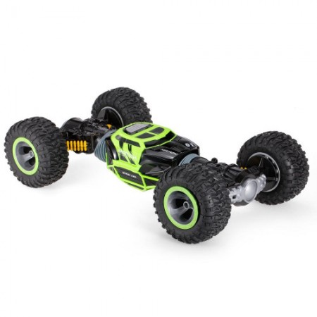Машинка перевертыш трансформер на радиоуправлении Crawler Car Double Side Green